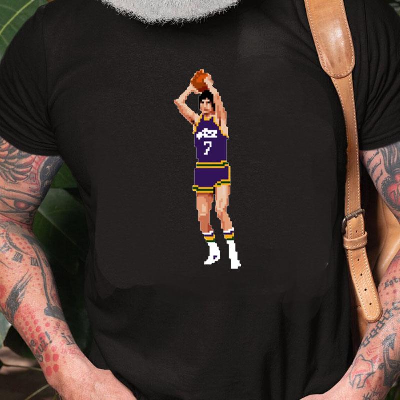 Pete Maravich Pixel Qiangy Basketball Unisex Shirts