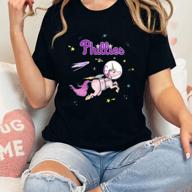 Philadelphia Phillies Space Unicorn Unisex Shirts