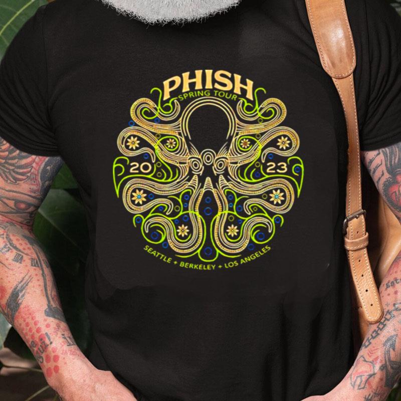 Phish Spring Seattle Berkeley Los Angeles Logo Unisex Shirts