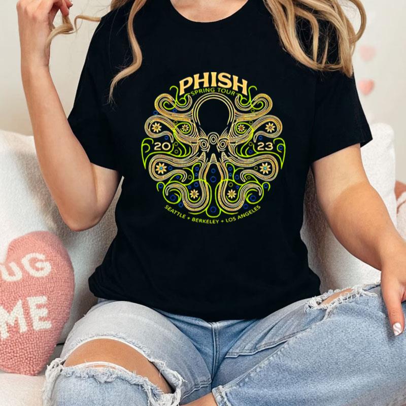 Phish Spring Seattle Berkeley Los Angeles Logo Unisex Shirts