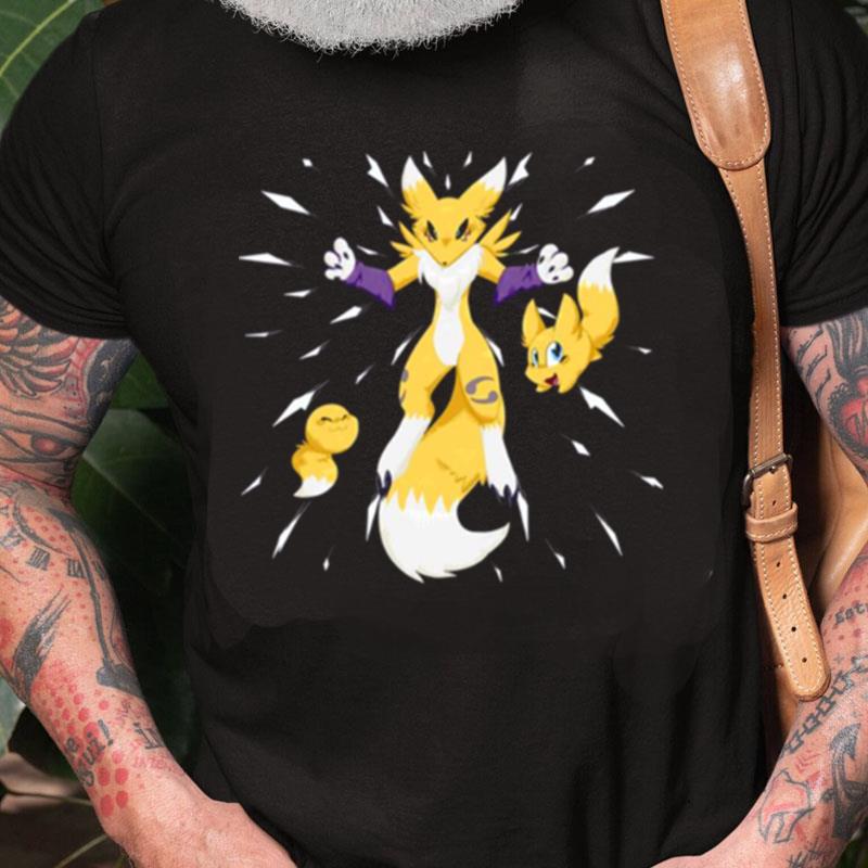 Power Of Renamon Digimon Unisex Shirts