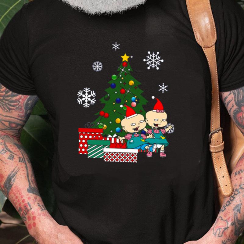 Proud Phil And Lil Around The Christmas Treel Chuckie Finster Rugrats Unisex Shirts