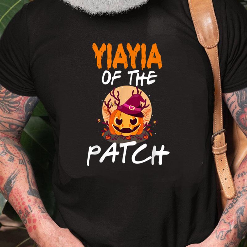 Pumpkin Yiayia Of The Patch Funny Matching Party Halloween Unisex Shirts