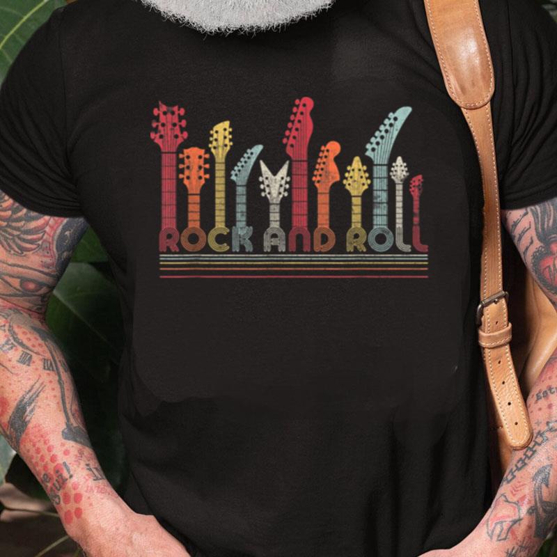 Rock And Roll . Retro Style Unisex Shirts