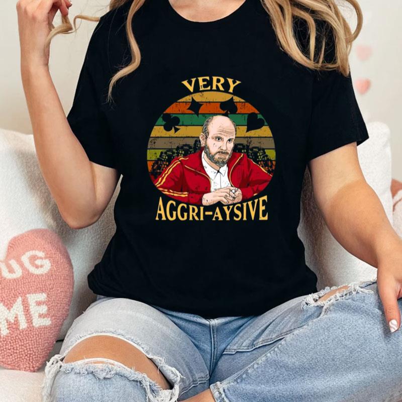 Rounders Teddy Kgb Very Aggri Aysive Sunset Unisex Shirts