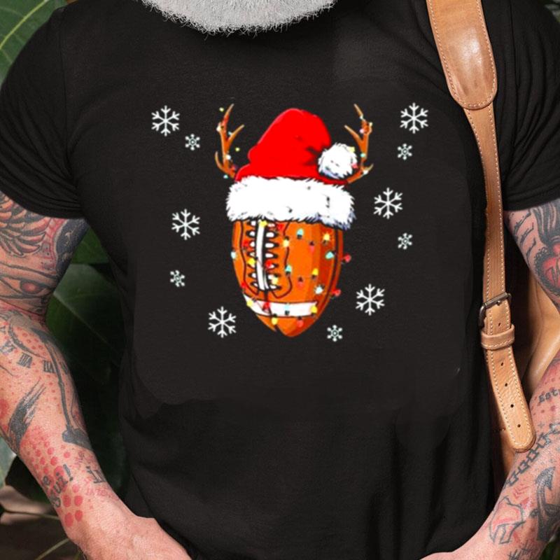 Santa Football Lover Christmas Ugly Unisex Shirts