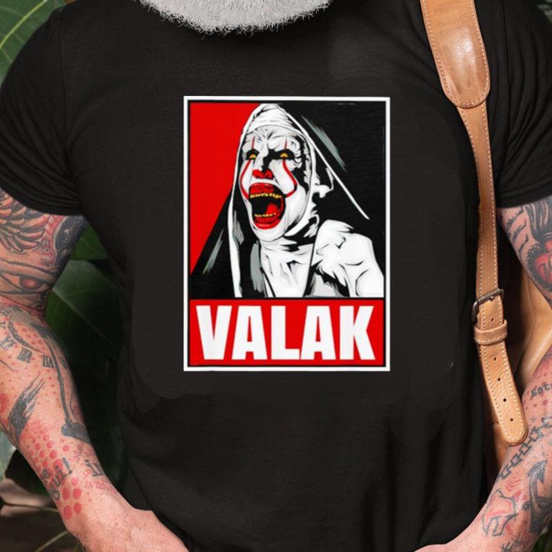 Scary Horror Nun Valak Conjuring Halloween Day Unisex Shirts