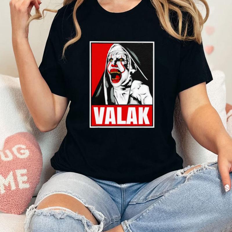 Scary Horror Nun Valak Conjuring Halloween Day Unisex Shirts