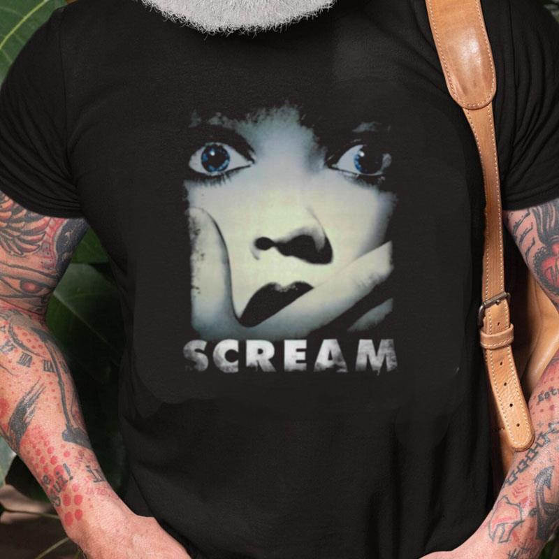 Scream Movie Art Drew Barrymore Unisex Shirts