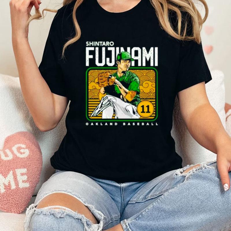 Shintaro Fujinami Oakland Athletics Baseball Poster Unisex Shirts