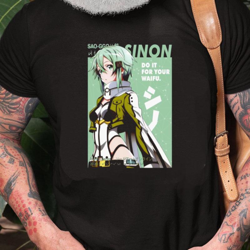 Sinon Perfect Gift Sword Art Online Unisex Shirts