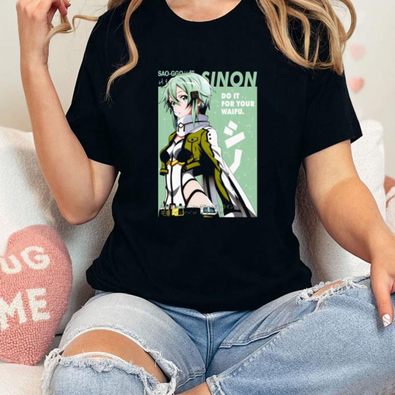 Sinon Perfect Gift Sword Art Online Unisex Shirts