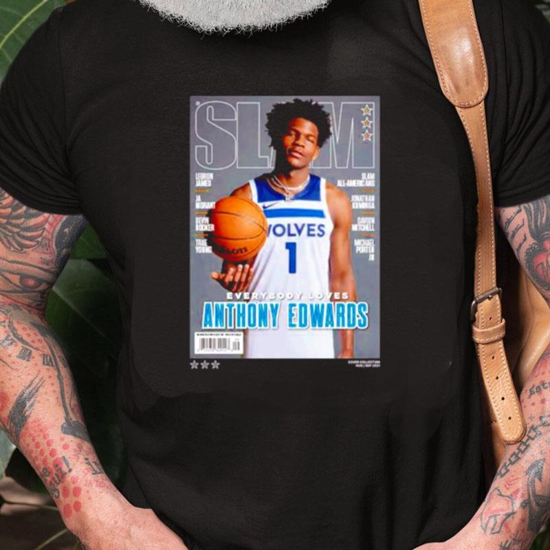 Slam Cover Anthony Edwards Unisex Shirts