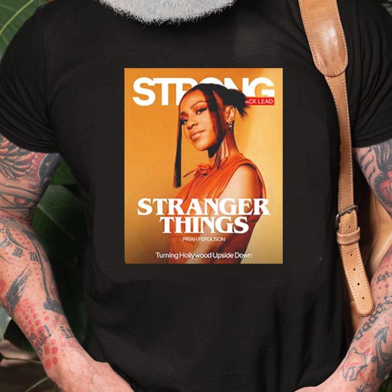 Stranger Things Priah Ferguson Turning Hollywood Upside Down Unisex Shirts