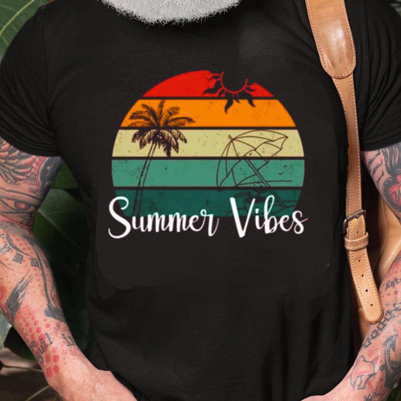 Summer Vibes Palm Trees Unisex Shirts