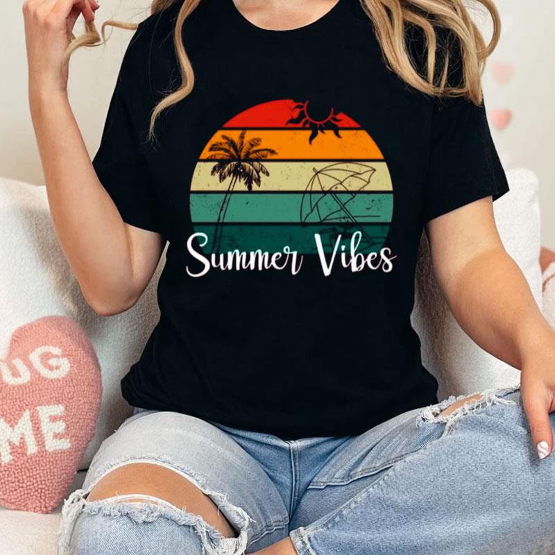 Summer Vibes Palm Trees Unisex Shirts