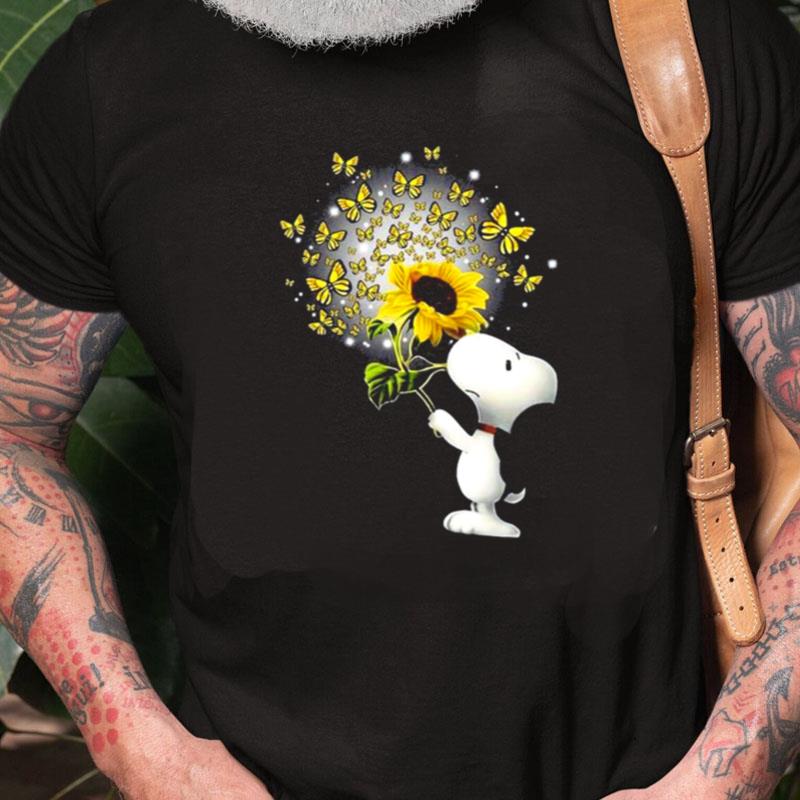 Sunflower Snoopy Unisex Shirts