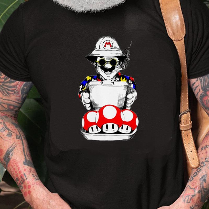 Super Mario And Fear And Loathing In Las Vegas Unisex Shirts