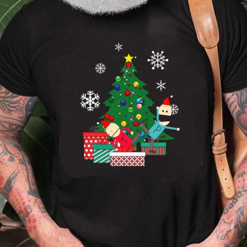 Terrance And Phillip Around The Christmas Tree South Park Unisex Shirts