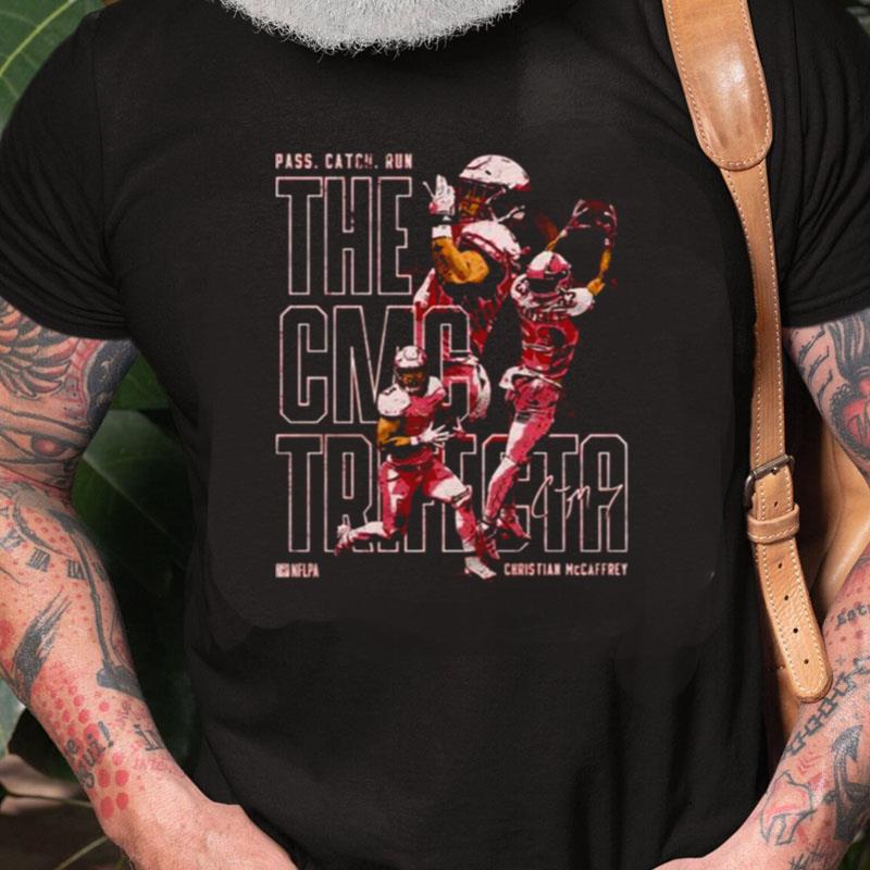 The Cmc Trifecta Christian Mccaffrey San Francisco 49Ers Signatures Unisex Shirts