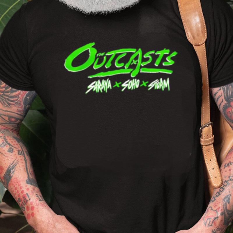 The Outcasts Saraya X Soho X Storm Aew Unisex Shirts