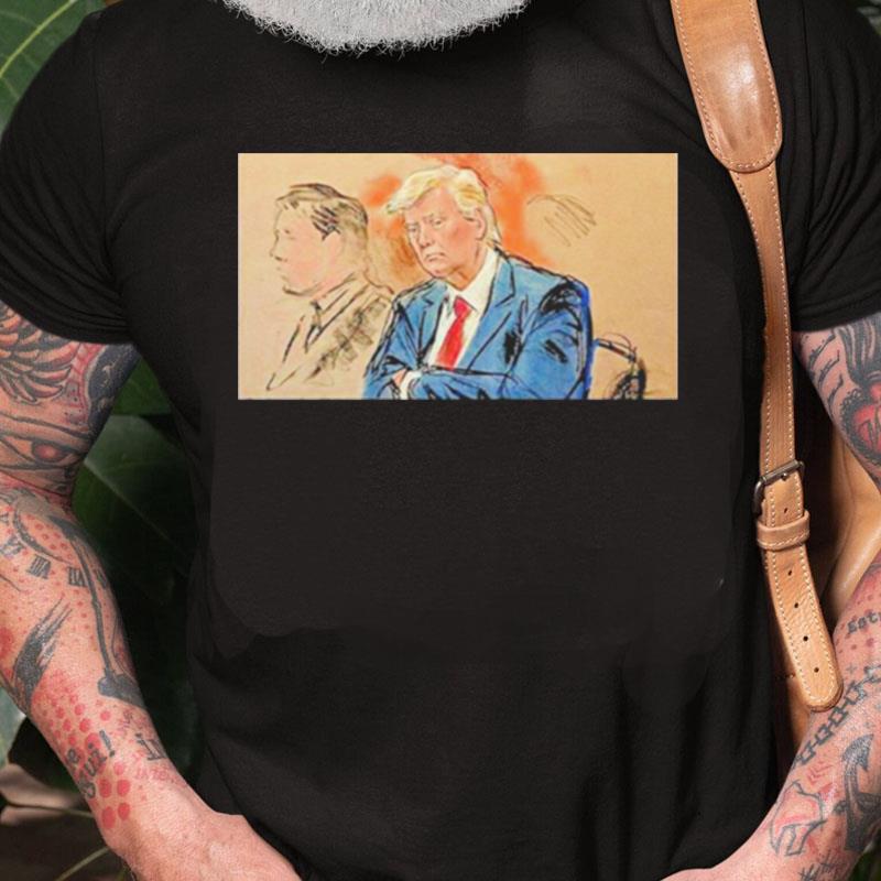 Trump In Federal Cour Unisex Shirts