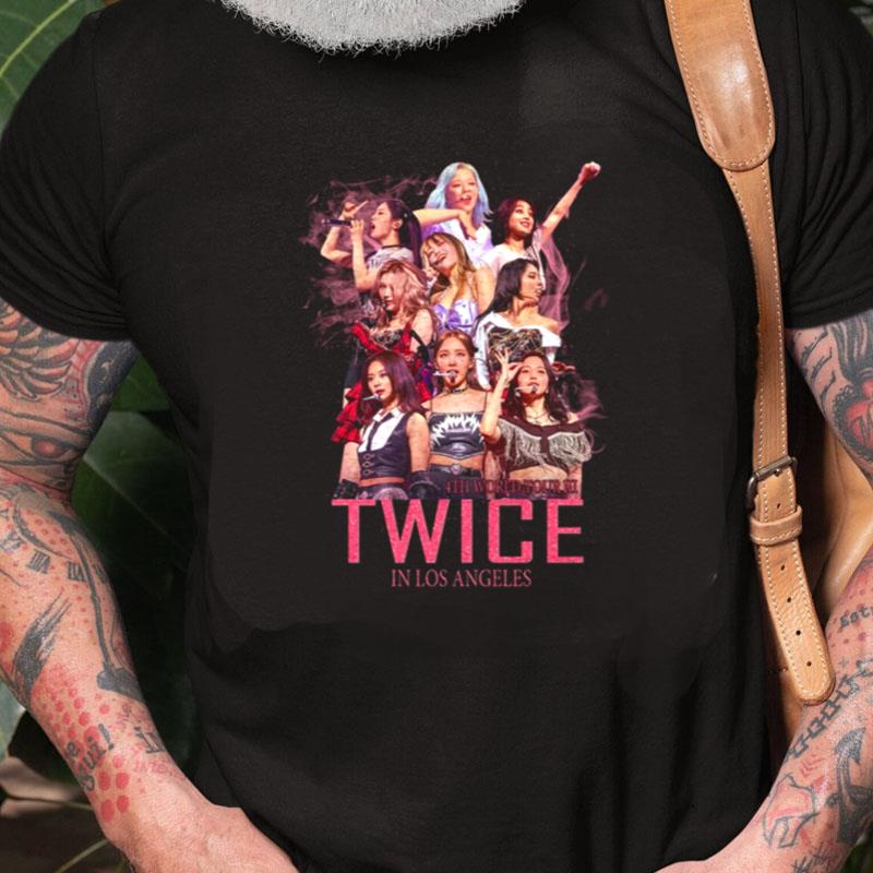 Twice 4Th World Tour Iii In La Vintage Retro For Once Unisex Shirts