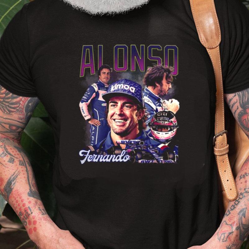 Vitnage Fernando Alonso Racing Alpine F1 Team Unisex Shirts