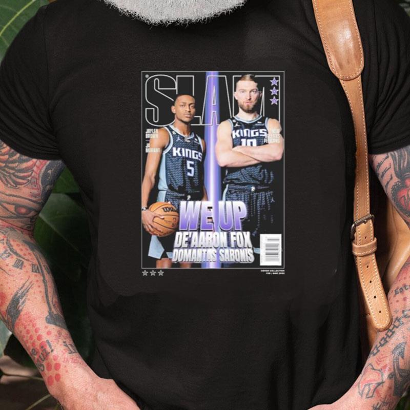 We Up De'Aaron Fox And Domantas Sabonis Cover Slam 242 Unisex Shirts