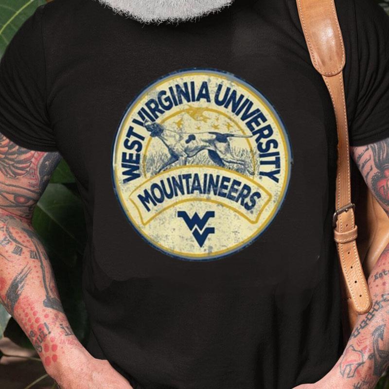 West Virginia University Mountaineers Hunting Dog Unisex Shirts